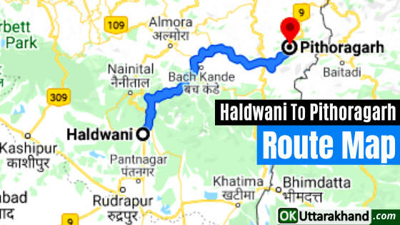 how to reach Pithoragarh from haldwani
