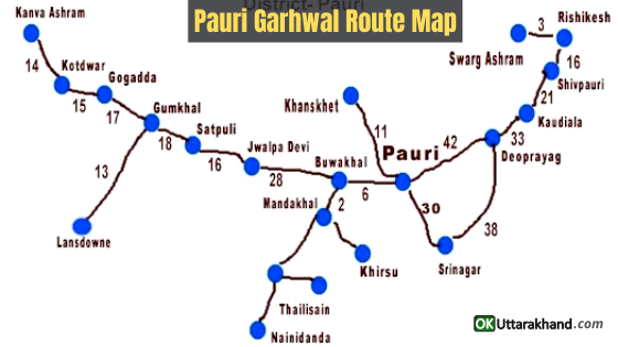 pauri route map